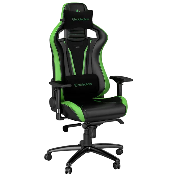 Scaun Gaming NOBLECHAIRS EPIC Sprout Edition Green Black photo 2