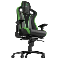Scaun Gaming NOBLECHAIRS EPIC Sprout Edition Green Black photo 3