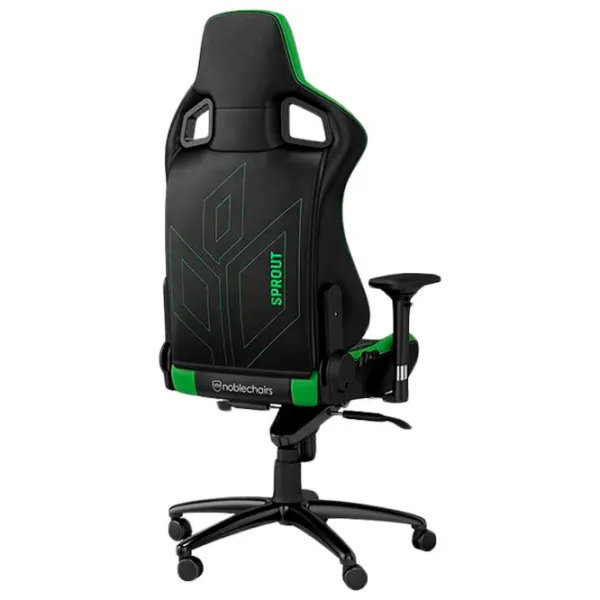 Scaun Gaming NOBLECHAIRS EPIC Sprout Edition Green Black photo 4