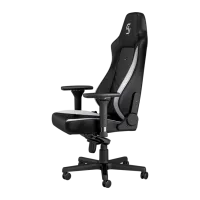 Scaun Gaming NOBLECHAIRS HERO SK Edition White Black photo 2