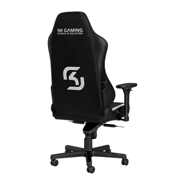 Scaun Gaming NOBLECHAIRS HERO SK Edition White Black photo 3