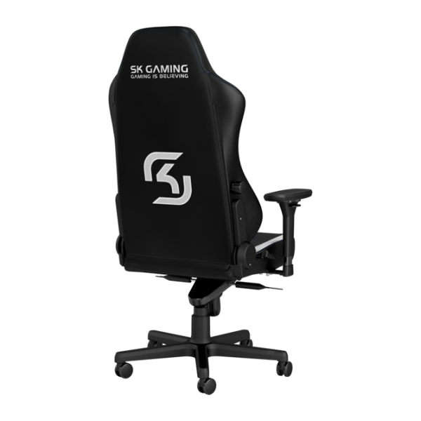 Scaun Gaming NOBLECHAIRS HERO SK Edition White Black photo 3
