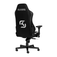 Scaun Gaming NOBLECHAIRS HERO SK Edition White Black photo 3
