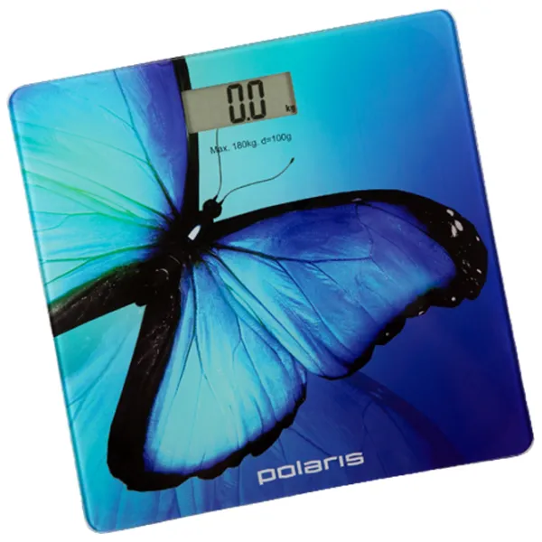 Cântar de podea Polaris PWS 1878DG Butterfly Blue photo 4