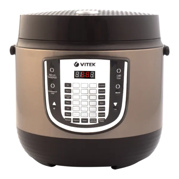 Multifierbător Vitek VT-4280BN 5 l/ 860 W/ Inox Brown photo 2