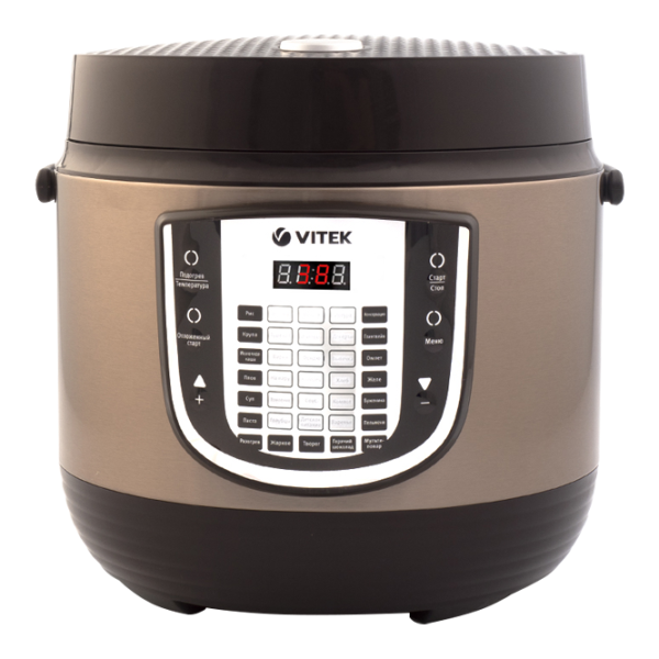 Multifierbător Vitek VT-4280BN 5 l/ 860 W/ Inox Brown photo 2
