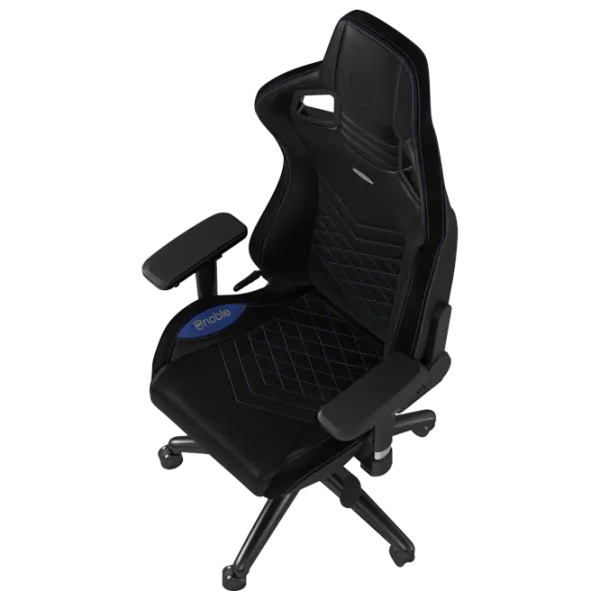Игровое кресло NOBLECHAIRS EPIC Series Черный Синий photo 2