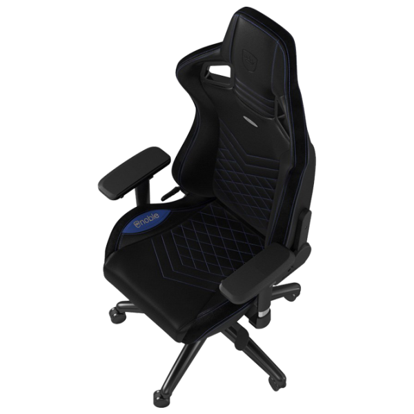 Игровое кресло NOBLECHAIRS EPIC Series Черный Синий photo 2