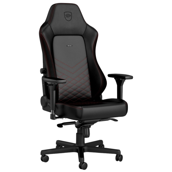 Scaun Gaming NOBLECHAIRS HERO Black Red photo 2