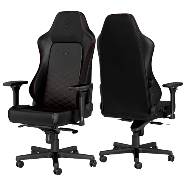 Scaun Gaming NOBLECHAIRS HERO Black Red photo 5