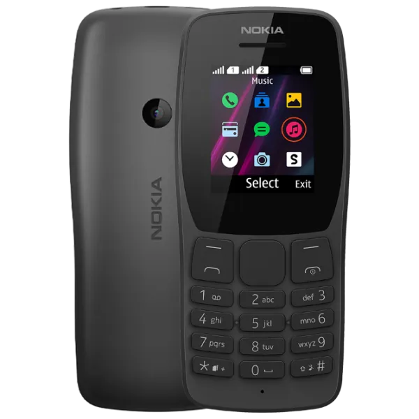 Nokia 110 (2019) Black / Dual SIM photo 2