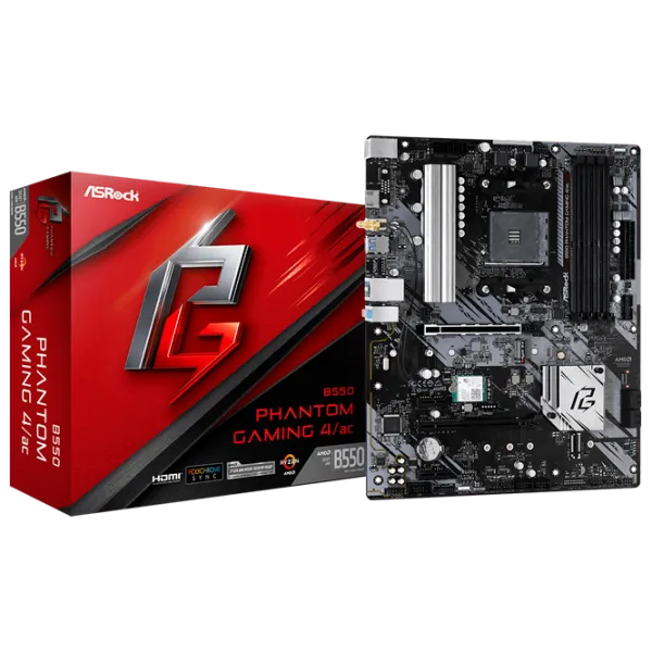 Материнская плата ASRock B550 PHANTOM GAMING 4/ AC ATX/ AMD B550 photo 5