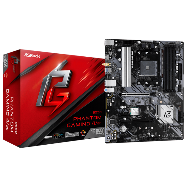 Материнская плата ASRock B550 PHANTOM GAMING 4/ AC ATX/ AMD B550 photo 5