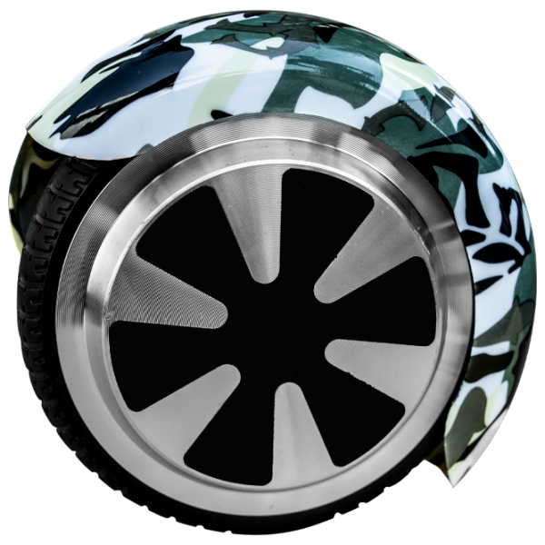 Hoverboard Roadking R6 BT LED 6.5"/ Green Camouflage photo 5