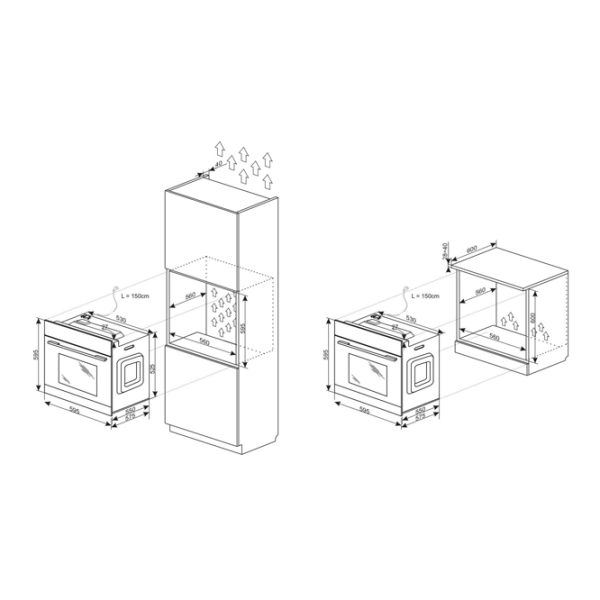 Cuptor încorporabil Hansa BOES69422 3100 W/ Black photo 3