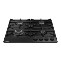 Plită Hansa BHGS651550 Gaz/ Black photo 2