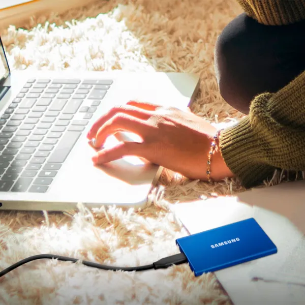 SSD Samsung T7 1 ТБ MU-PC1T0H/ WW/ Синий photo 5