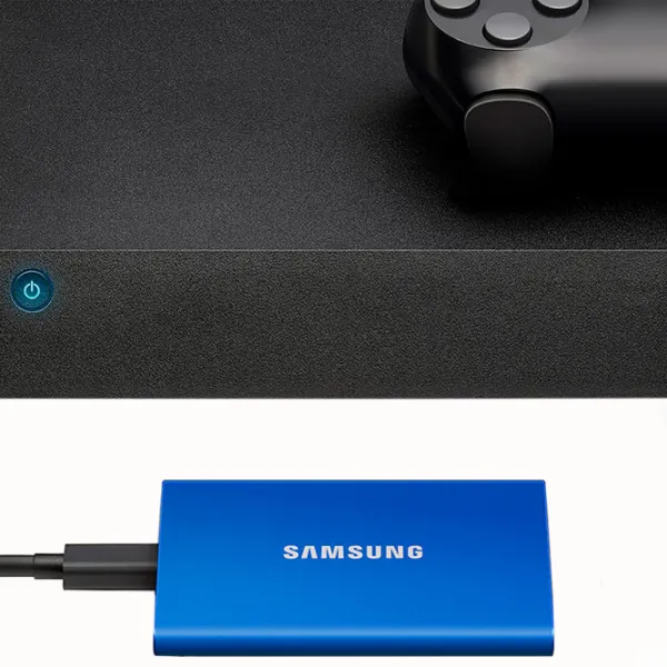 SSD Samsung T7 1 ТБ MU-PC1T0H/ WW/ Синий photo 6