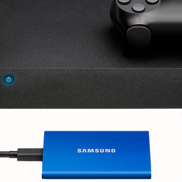 SSD Samsung T7 1 ТБ MU-PC1T0H/ WW/ Синий photo 6
