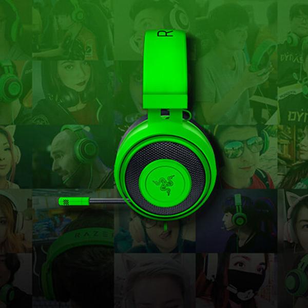 Căști Razer Kraken Green Cu fir/ Gaming photo 6