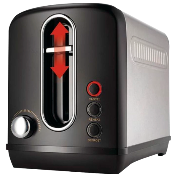 Toster Gorenje T1100CLBK Mecanic/ 950 W/ Black photo 2