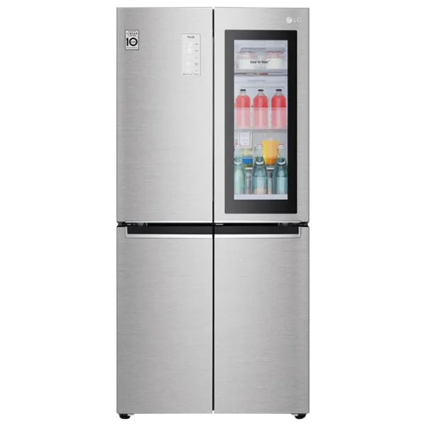 Frigider LG GC-Q22FTAKL  458 l / 178.7 cm / Inox photo 2