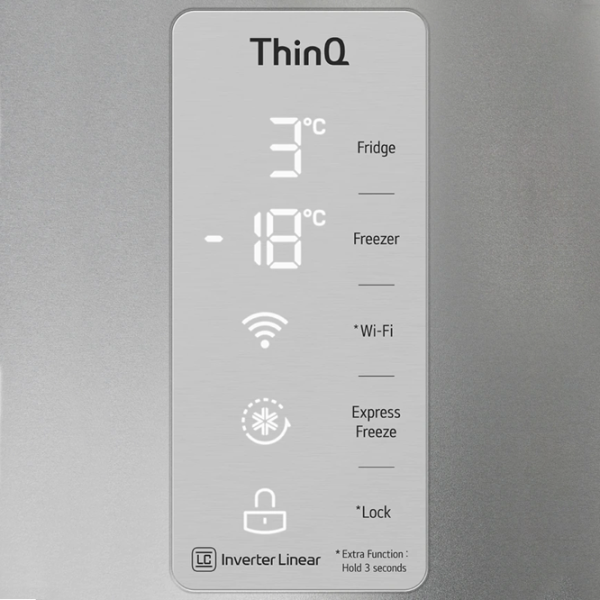 Frigider LG GC-Q22FTAKL  458 l / 178.7 cm / Inox photo 8