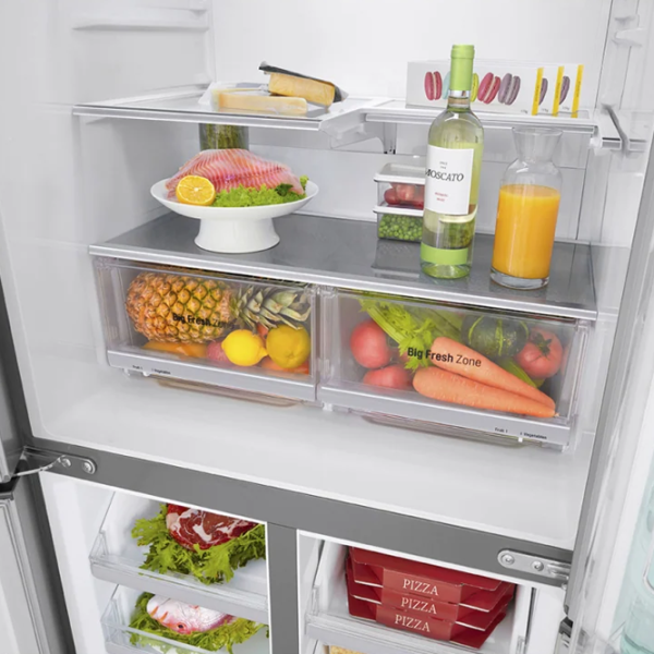 Frigider LG GC-Q22FTAKL  458 l / 178.7 cm / Inox photo 13