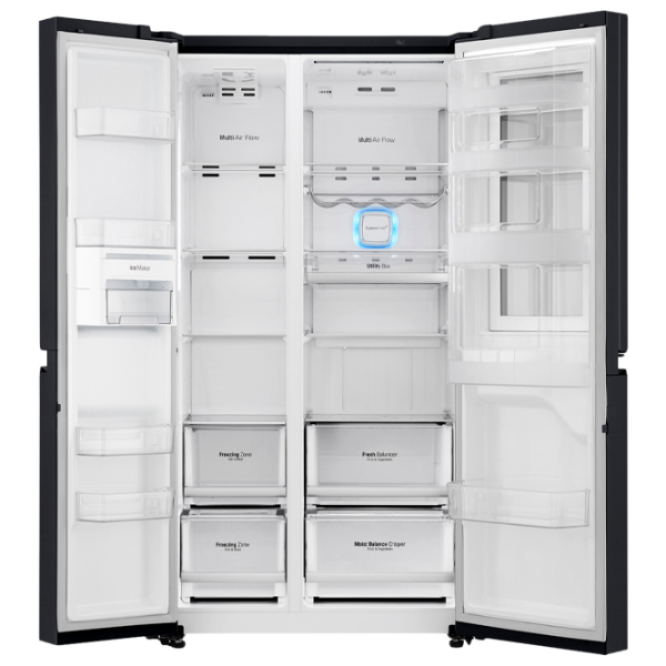Frigider LG GC-Q247CBDC Side by Side 626 l / 179 cm / Black photo 8