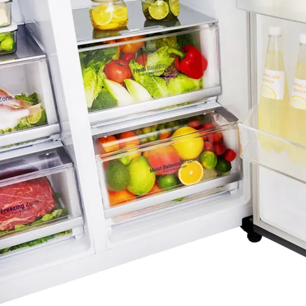 Frigider LG GC-Q247CBDC Side by Side 626 l / 179 cm / Black photo 10