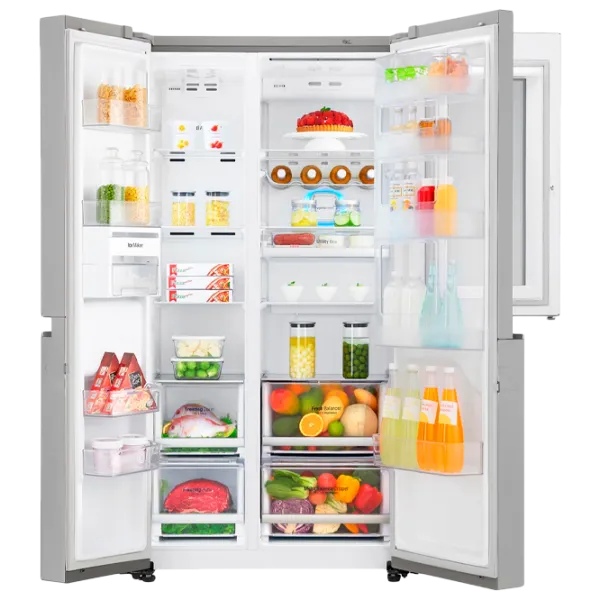 Frigider LG GC-Q247CADC  626 l / 179 cm / Inox photo 7