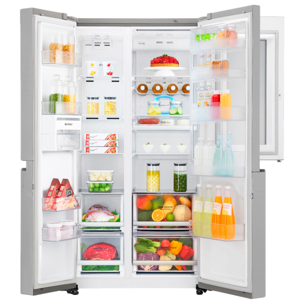 Frigider LG GC-Q247CADC  626 l / 179 cm / Inox photo 7