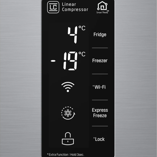 Frigider LG GC-B247SMDC Side by Side 626 l / 179 cm / Inox photo 6