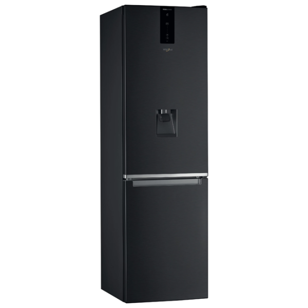 Frigider Whirlpool W7 921O K AQUA cu congelator jos 368 l / 202.7 cm / Black photo 2 Frigider Whirlpool W7 921O K AQUA cu congelator jos 368 l / 202.7 cm / Black photo 2