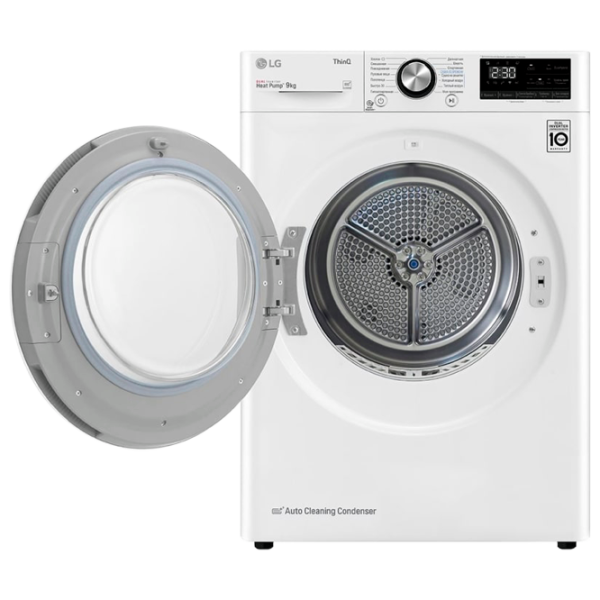 Сушильная машина LG DC90V9V9W 9 кг/ Белый photo 2