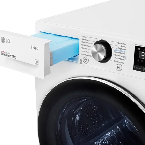 Сушильная машина LG DC90V9V9W 9 кг/ Белый photo 5