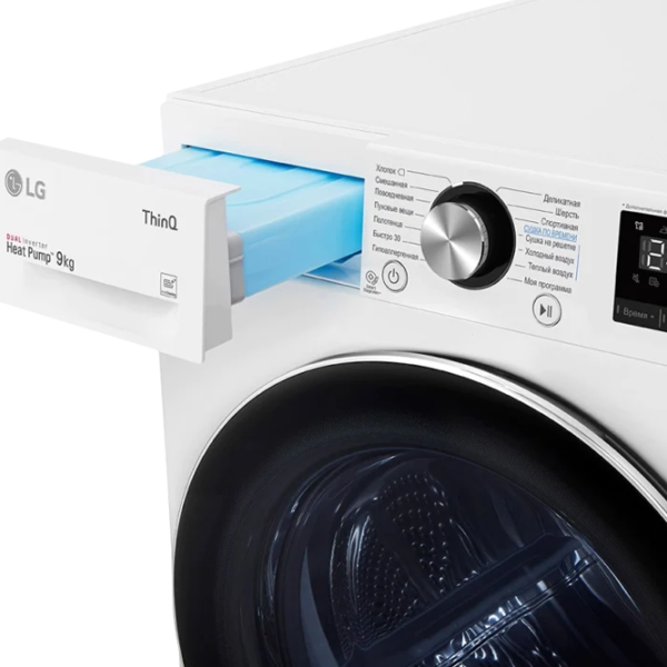 Сушильная машина LG DC90V9V9W 9 кг/ Белый photo 5