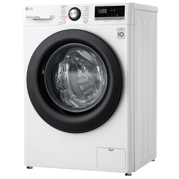Mașină de spălat LG F2V3GS6W Direct Drive/AI DD/Steam/TurboWash/8.5 kg/White photo 2