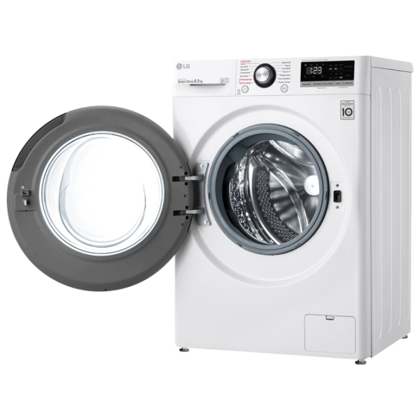 Mașină de spălat LG F2V3GS6W Direct Drive/AI DD/Steam/TurboWash/8.5 kg/White photo 6