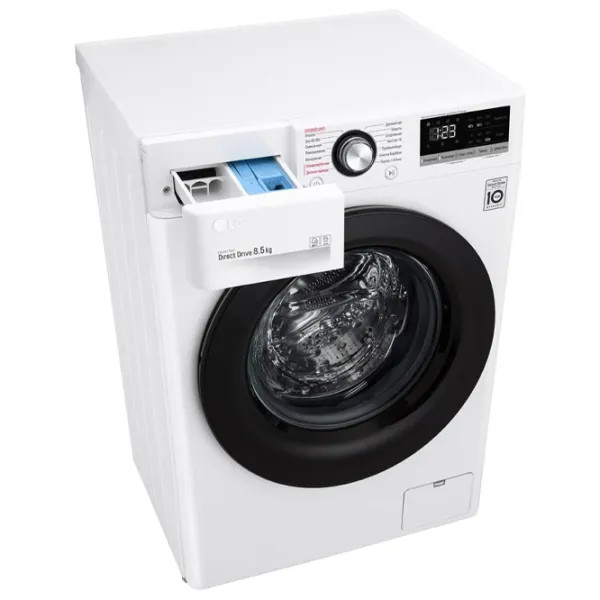 Mașină de spălat LG F2V3GS6W Direct Drive/AI DD/Steam/TurboWash/8.5 kg/White photo 8