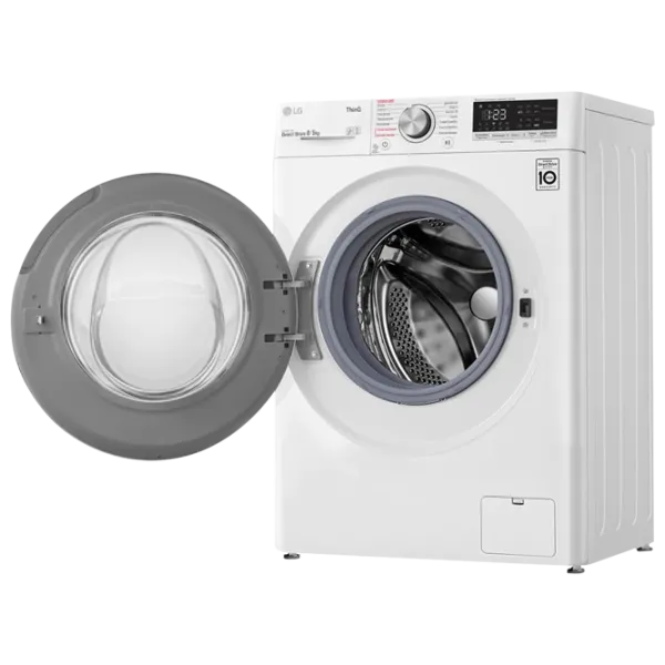 Стиральная машина с сушкой LG F4V5TG0W Direct Drive/AI DD/Steam/LG ThinQ/8 кг/Белый photo 7