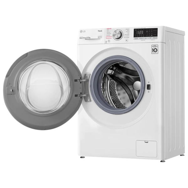 Стиральная машина с сушкой LG F4V5TG0W Direct Drive/AI DD/Steam/LG ThinQ/8 кг/Белый photo 7