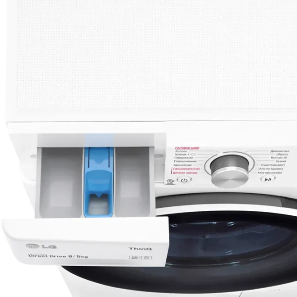 Стиральная машина с сушкой LG F4V5TG0W Direct Drive/AI DD/Steam/LG ThinQ/8 кг/Белый photo 10