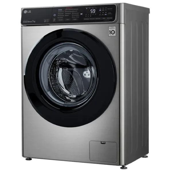 Mașină de spălat LG F2T3HS6S Direct Drive/AI DD/Steam/7 kg/Silver photo 3 Mașină de spălat LG F2T3HS6S Direct Drive/AI DD/Steam/7 kg/Silver photo 3