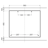 Plită încorporabilă pe gaz Hansa BHKS611700 Black photo 3