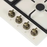 Газовая варочная панель Hansa BHGY630390 Слоновая кость photo 5