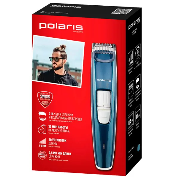 Trimmer facial Polaris PHC 1102R Blue photo 6