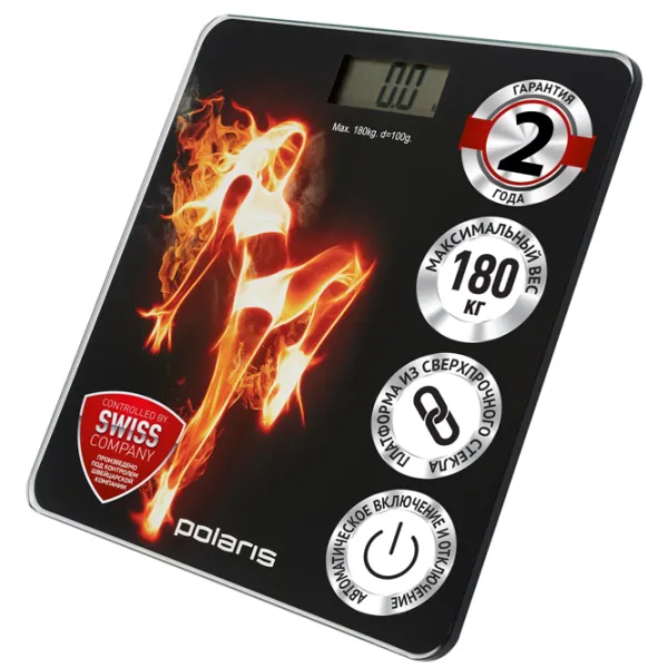 Cântar de podea Polaris PWS 1877DG Black photo 4