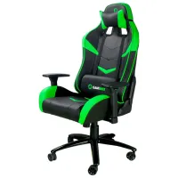 Игровое кресло Gamemax GCR08 Черный Зелёный photo 3