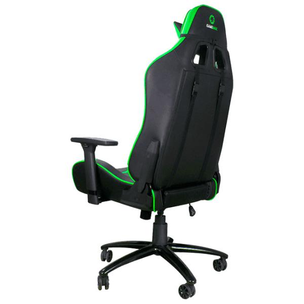 Игровое кресло Gamemax GCR08 Черный Зелёный photo 5 Игровое кресло Gamemax GCR08 Черный Зелёный photo 5